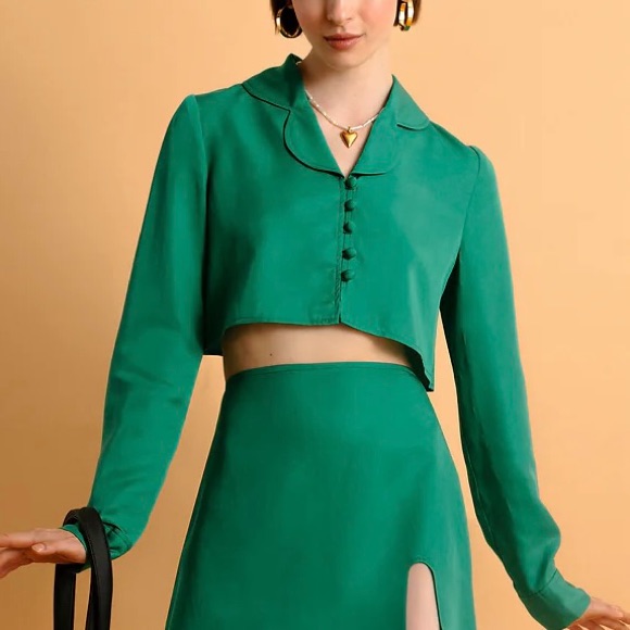 Santos By Monica Donna Button-Up Top — image 2 of 8
